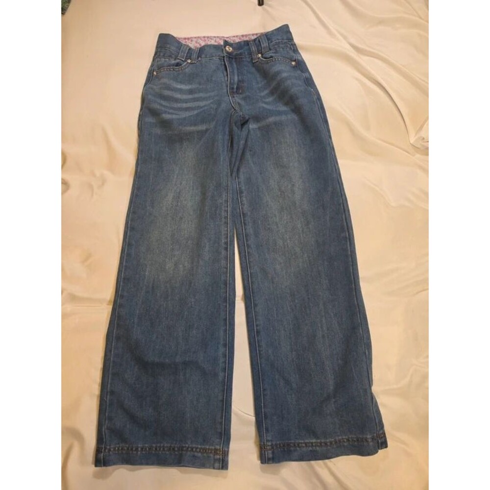 Love Soho Wide-eg Y2K wide-Clcuff denim jeans - size 1